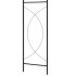 Arco de jardín hierro negro 150x34x240