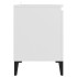 Mueble de TV con patas de metal blanco 103,5x35x50