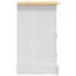 Mesita de noche Corona Range pino mexicano blanco 53x39x67