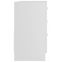 Armario para lavabo madera contrachapada blanco 63x30x54