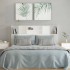 Mueble cabecero blanco brillante 160x19x103,5
