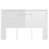 Mueble cabecero blanco brillante 160x19x103,5