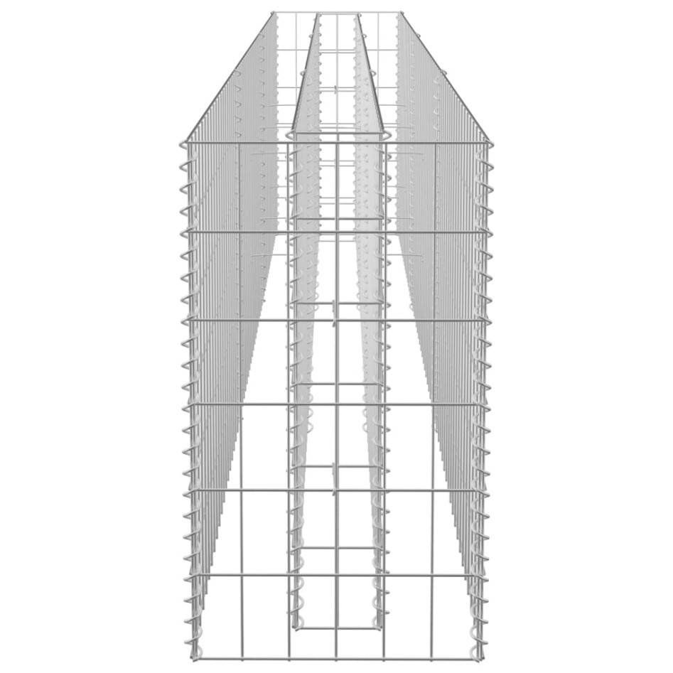 Arriate de gaviones de acero galvanizado 270x30x60