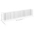 Arriate de gaviones de acero galvanizado 270x30x60