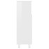 Armario de baño madera contrachapada blanco brillo 30x30x95