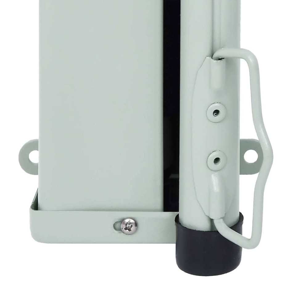 Toldo lateral retráctil de jardín negro 180x300