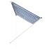 Toldo retráctil 250x150 cm azul y
