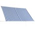 Toldo retráctil 250x150 cm azul y