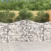 Cesta gaviones forma arco hierro galvanizado 200x50x100/120 cm