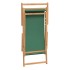 Silla de playa plegable de madera maciza de teca