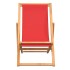 Silla de playa plegable madera maciza de teca