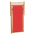 Silla de playa plegable madera maciza de teca
