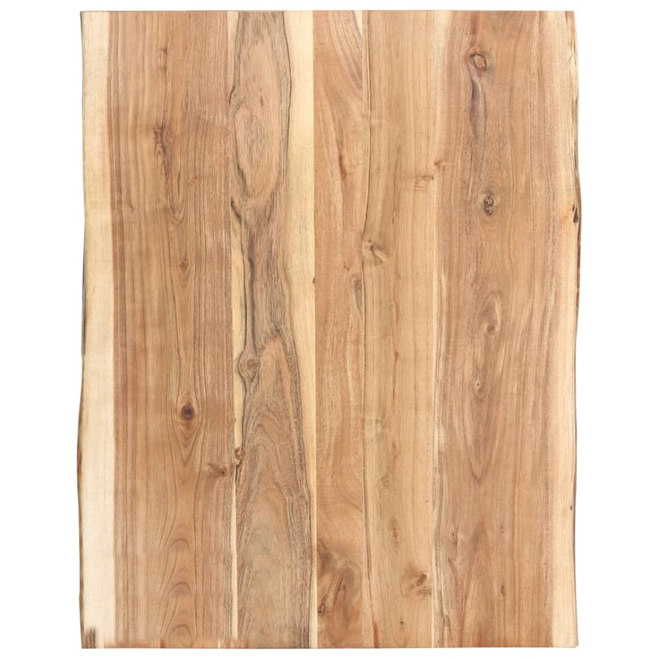Superficie de mesa de madera maciza de acacia 80x(50-60)x3,8
