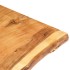 Superficie de mesa de madera maciza de acacia 80x(50-60)x3,8