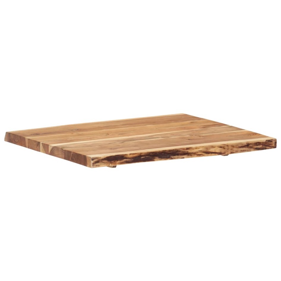 Superficie de mesa de madera maciza de acacia 80x(50-60)x3,8