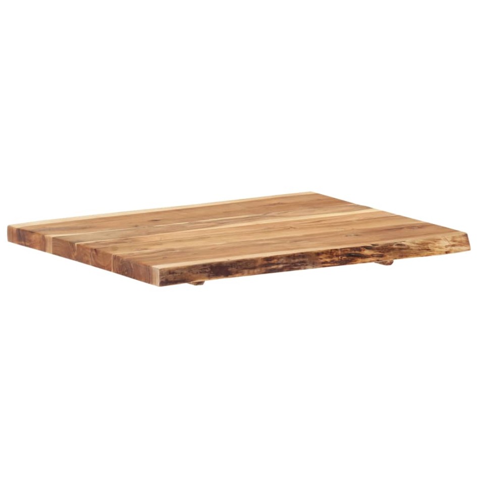 Superficie de mesa de madera maciza de acacia 80x(50-60)x3,8