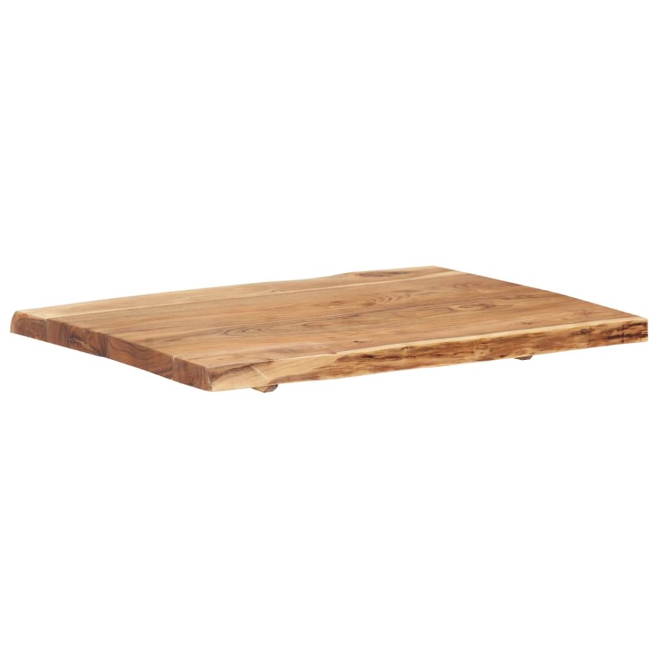 Superficie de mesa de madera maciza de acacia 80x(50-60)x3,8