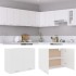 Armario colgante de cocina madera ingeniería blanco 80x31x60
