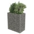 Arriate de gaviones de acero 90x50x100