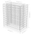 Arriate de gaviones de acero 90x50x100