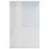 Escritorio de aglomerado blanco brillante 100x50x76