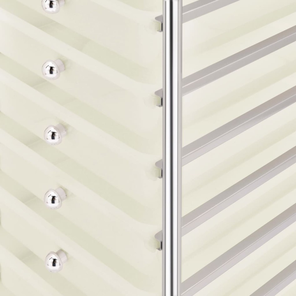 Carrito de almacenaje portátil 10 cajones plástico