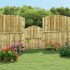 Puerta de jardín madera de pino impregnada 100x125