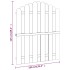 Puerta de jardín madera de pino impregnada 100x125