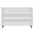 Aparador de madera contrachapada blanco brillo 103,5x35x70