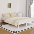 Estructura de cama sin colchón madera de pino blanco 140x200