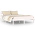 Estructura de cama sin colchón madera de pino blanco 140x200