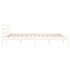 Estructura de cama sin colchón madera de pino blanco 140x200