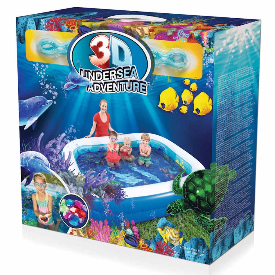 Bestway Piscina hinchable Undersea Adventure