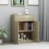 Aparador de madera contrachapada color roble Sonoma 60x30x75