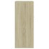 Aparador de madera contrachapada color roble Sonoma 60x30x75