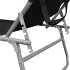 Tumbona plegable con toldo de aluminio