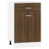 Armario bajo de cocina madera ingeniería marrón
