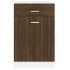 Armario bajo de cocina madera ingeniería marrón