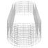 Arriate de gaviones de hierro galvanizado 300x100x50