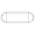 Arriate de gaviones de hierro galvanizado 300x100x50