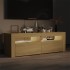Mueble de TV con luces LED roble Sonoma 120x35x40