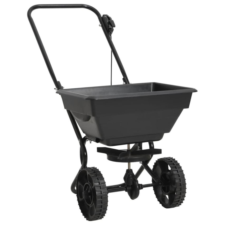 Carrito de mano esparcidor de sal PVC y acero 92x46x70 cm 15
