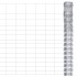Valla de jardín de acero galvanizado plateado 50x1,6