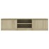 Mueble TV madera contrachapada color roble Sonoma