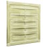 Puerta de jardín madera de pino impregnada verde 100x100