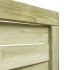 Puerta de jardín madera de pino impregnada verde 100x100