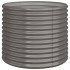 Jardinera de acero con recubrimiento en polvo gris 80x80x68