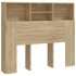 Mueble cabecero color roble Sonoma 120x19x103,5