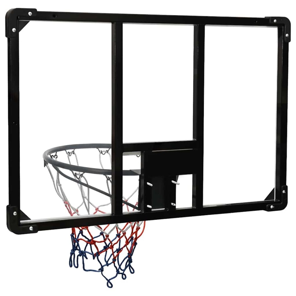 Tablero de baloncesto policarbonato transparente 90x60x2,5