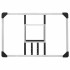 Tablero de baloncesto policarbonato transparente 90x60x2,5